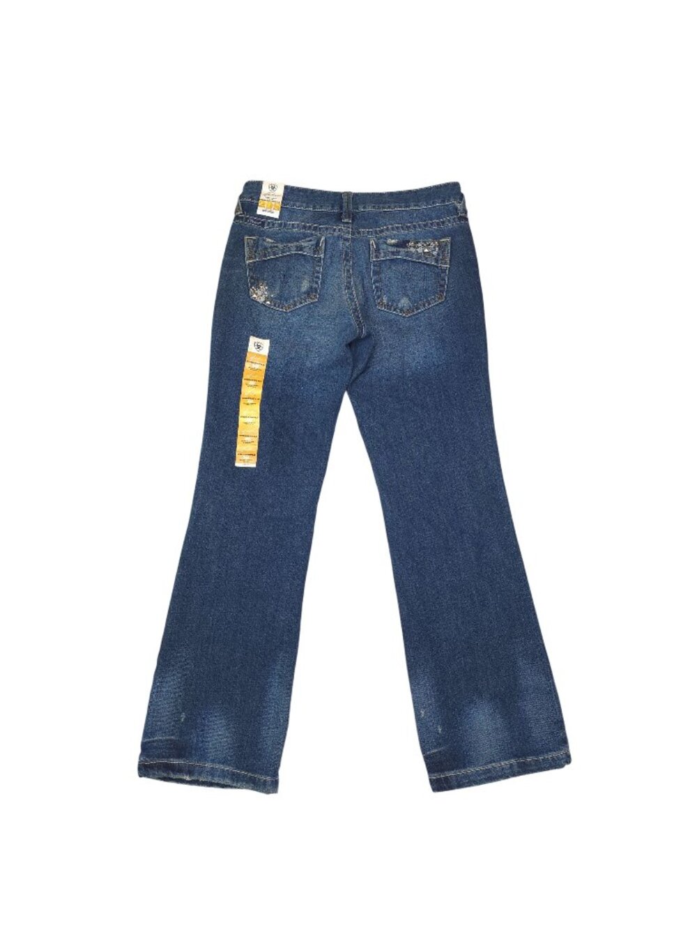 Ariat Amber Relaxed Low Rise Boot Cut Jeans 29S Tomboy Style Love Struck Women